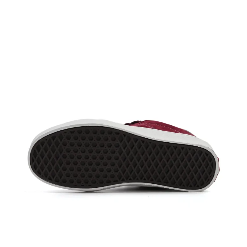 URAKCK German Army Trainers Low Top Skateboard Shoes Unisex Burgundy-5