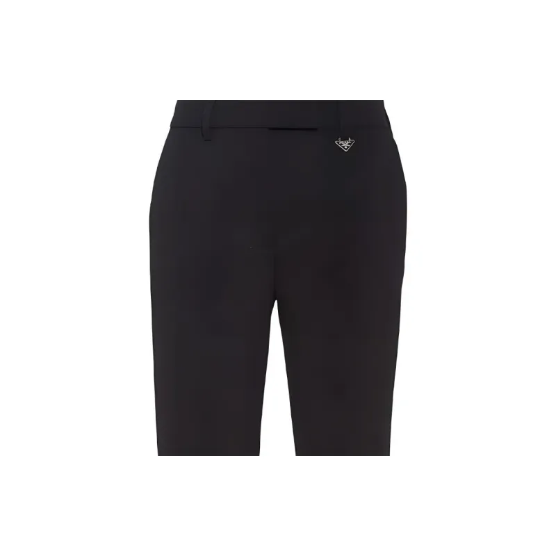 PRADA Grain de poudre Cropped Trousers-3