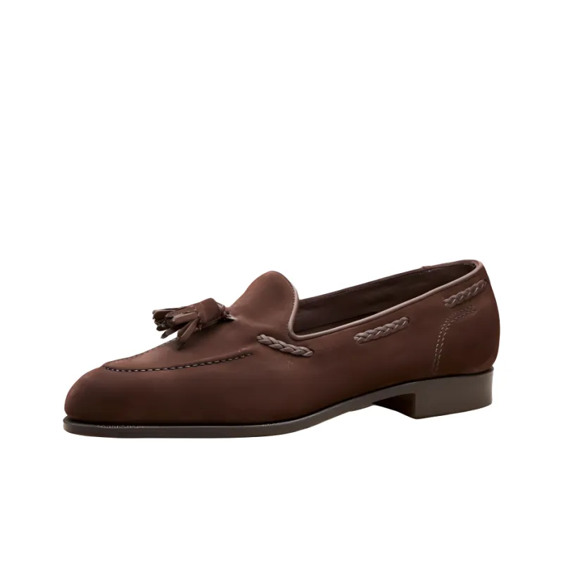 Edward Green Belgravia Boat Shoes Men's Umber-0