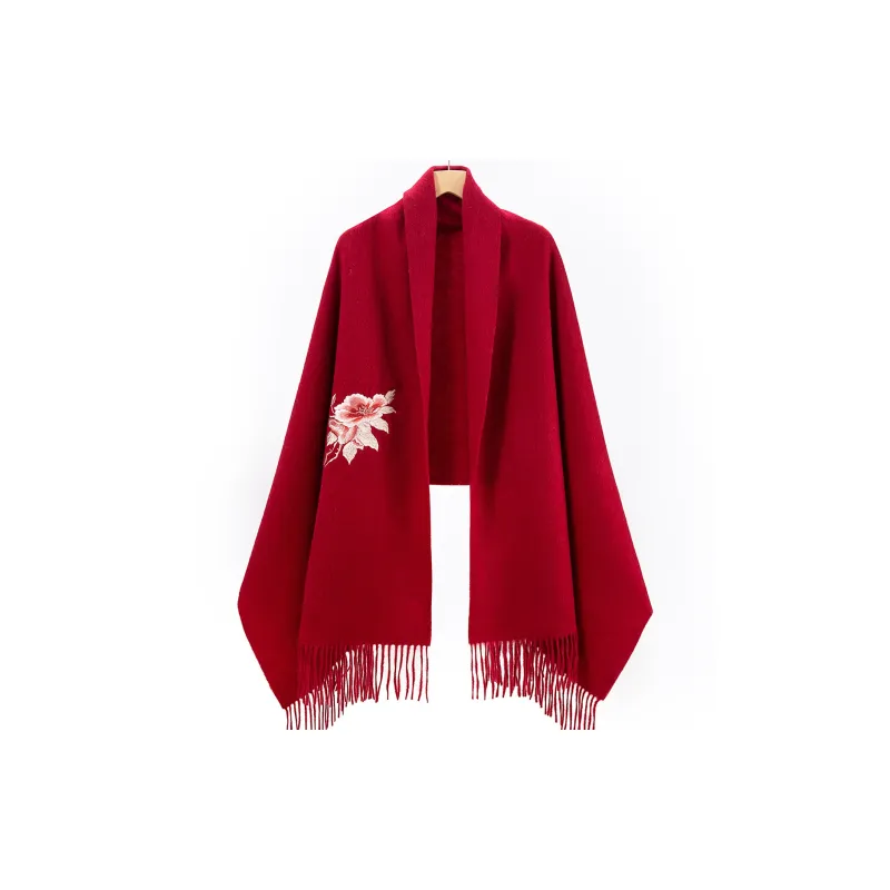 Shanghai Story Sheep Wool Knit Scarves Women's-9