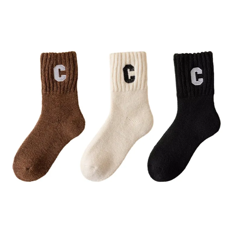 MIIOW Mid Calf Socks Women's Combo Set-3