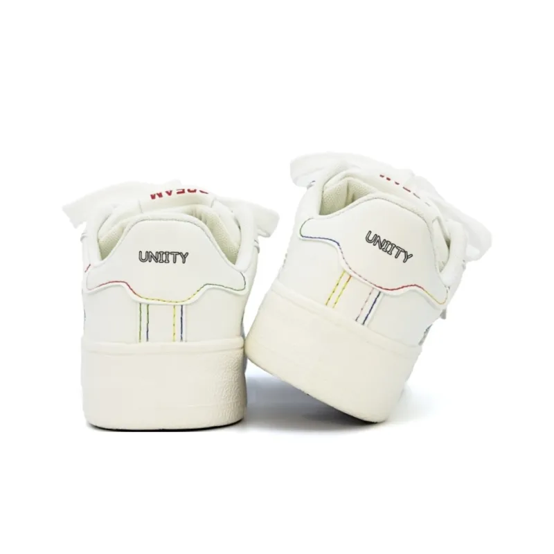 UNIITY Fashion Vintage Minimalist Style Versatile Low-Top Skateboard Shoes Women's Box Included-24