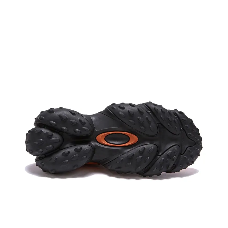Oakley Anti Slip Wear Resistant Low Top Golf Shoes Men's Orange-5