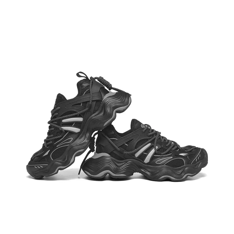 TCELLARS Cushioning Anti-Slip And Wear-Resistant Support Lightweight Height Increasing Low-Top Chunky Sneakers Unisex-6