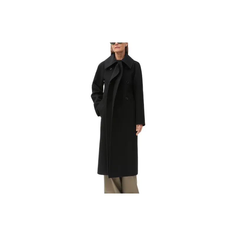LOEWE Double Breasted Long Coat-3