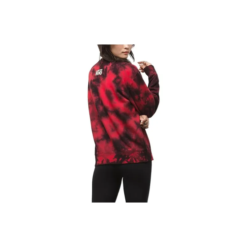 Vans X Friday The 13th Boyfriend Pullover Crew Sweatshirt Red-3