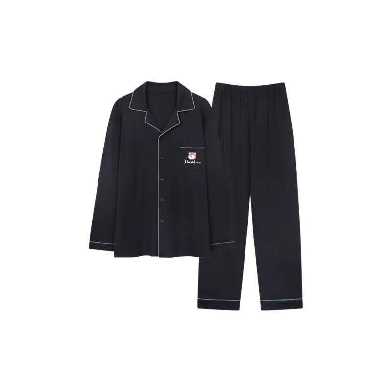 H YXIANG Men Pajama Sets-0