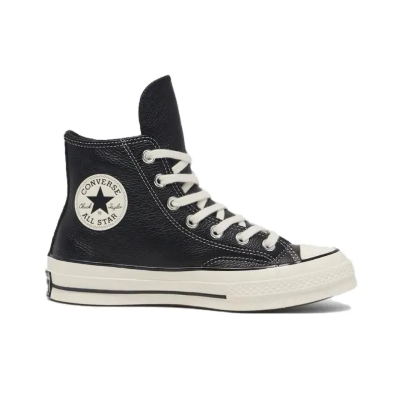 Converse 1970s Anti Slip Wear Resistant High Top Skateboard Shoes Unisex Black-1