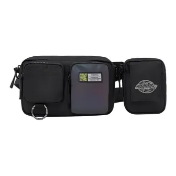 Dickies Polyester Combo Bag One Shoulder Crossbody Sling Bag Fanny Pack Regular Men's Black