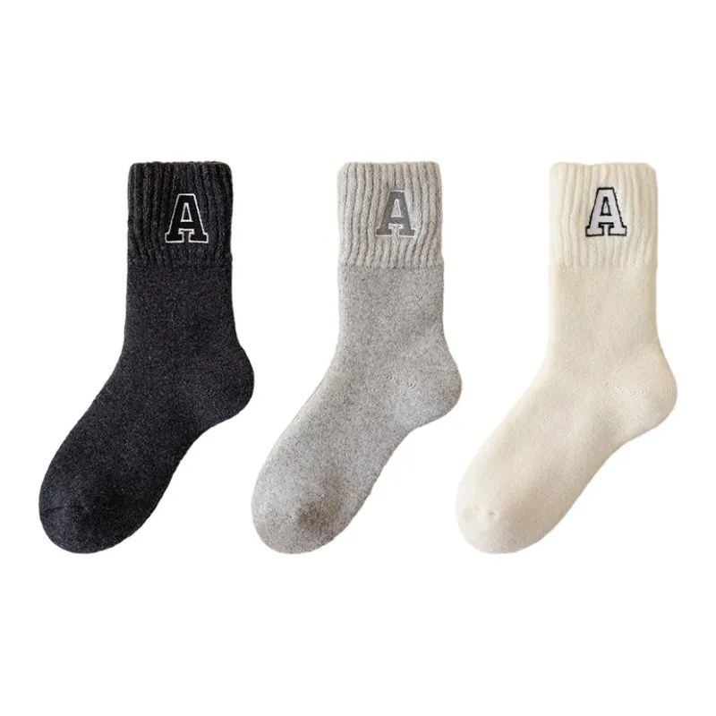 MIIOW Mid Calf Socks Women's Combo Set-2