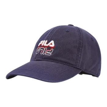 FILA Polyester Baseball Caps Unisex Global Blue