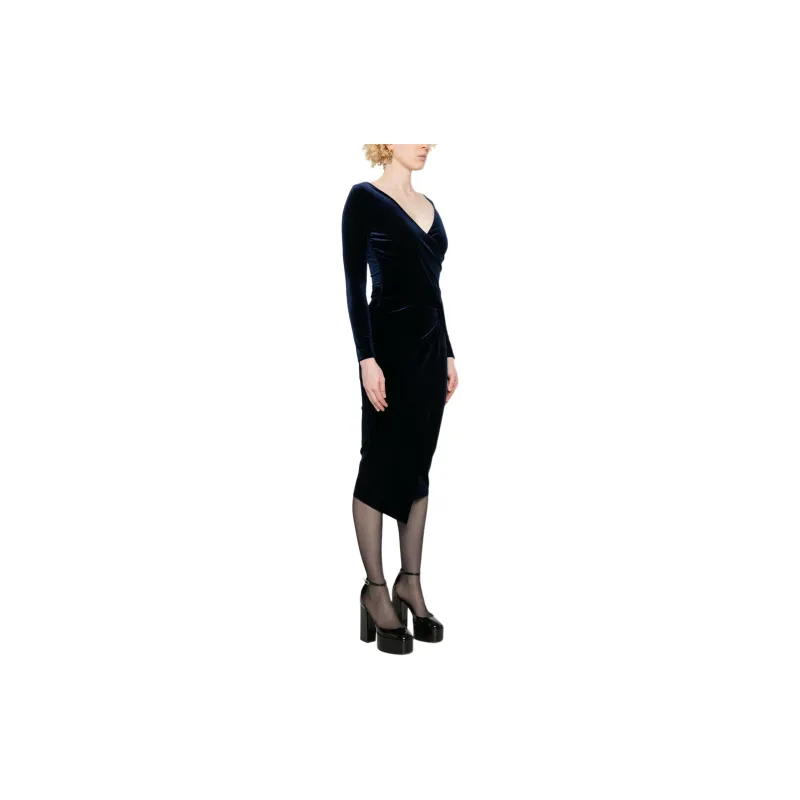 CHIARA BONI La Petite Robe Knot detail Midi Dress-3