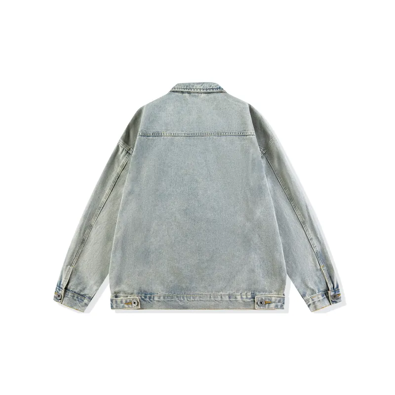 BENDL'S Denim Jacket, Spring And Fall Unisex-2