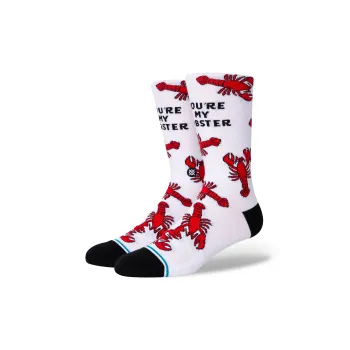 Stance x FRIENDS Mid Calf Socks Unisex 1 Pack White