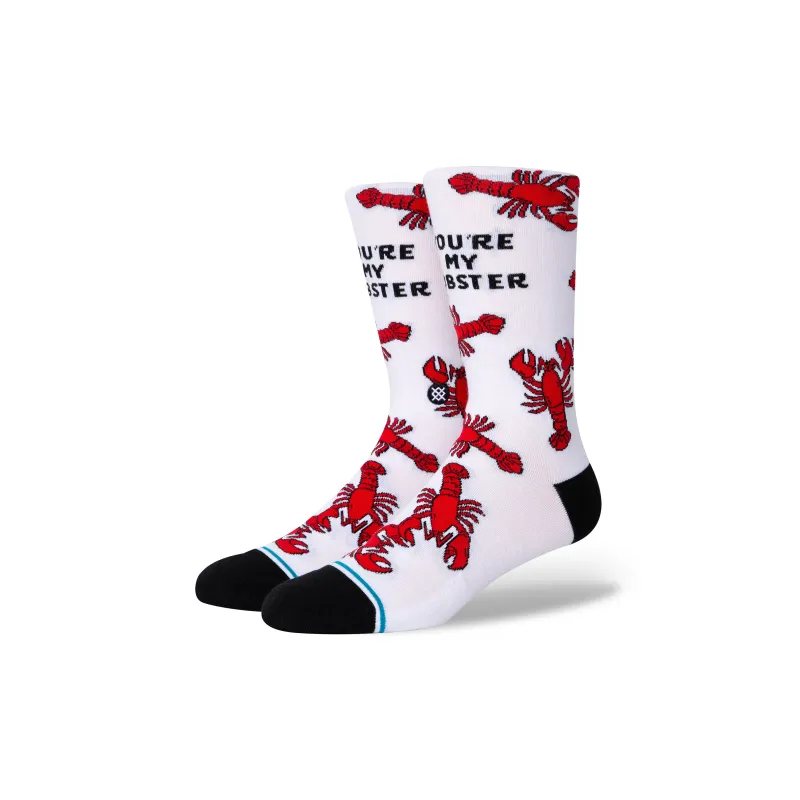 Stance x FRIENDS Mid Calf Socks Unisex 1 Pack White-0