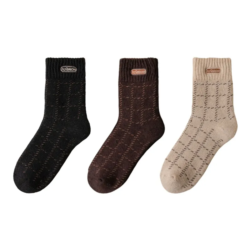 MIIOW Mid Calf Socks Men's Combo Set-4