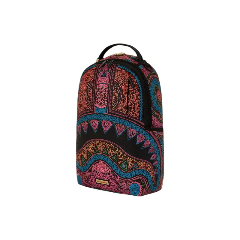 SPRAYGROUND DBD Collaboration Artificial Leather Backpack Women's Multicolor-2