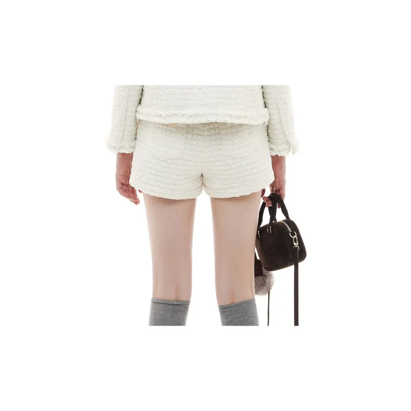 D'zzit Casual Shorts Women's Bleached White-4