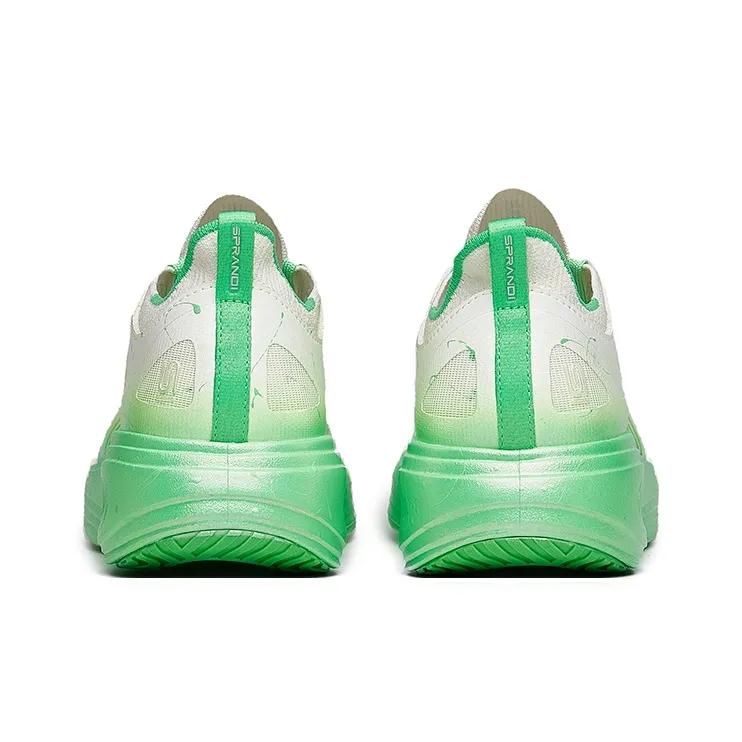 Sprandi Abrasion Resistant Low Top Running Shoes Women's White Purple Green-9