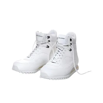 SPALWART Slip Resistant High Top Casual Shoes Unisex White