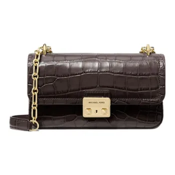 MICHAEL KORS Leather Shoulder Bag Crossbody Bag Small Size Women's Chocolate