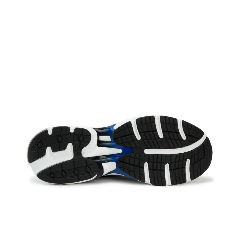Reebok Durable Breathable Low Top Running Shoes Unisex Silver Blue Black-4