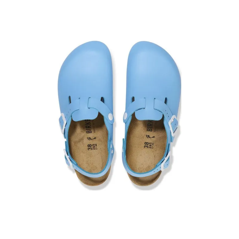 Birkenstock Rubber Sole Abrasion-Resistant Wrap-toe Slippers Unisex Blue-4