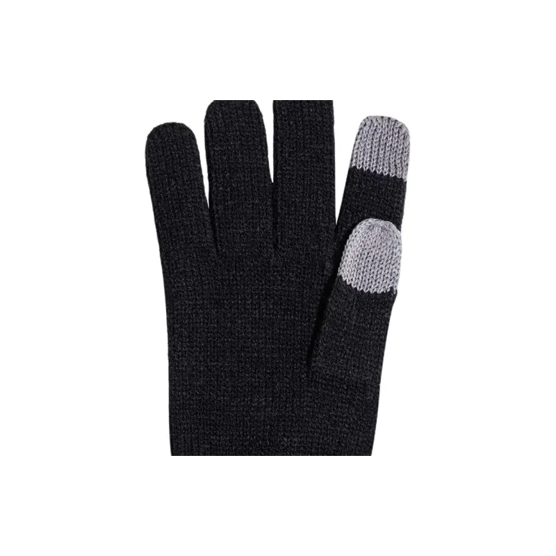 Adidas Acrylic Knit Gloves Men's Gray-2