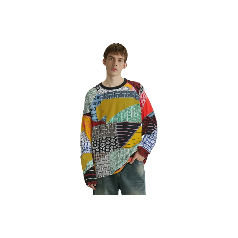Supreme Patchwork Jacquard L/S Top-2