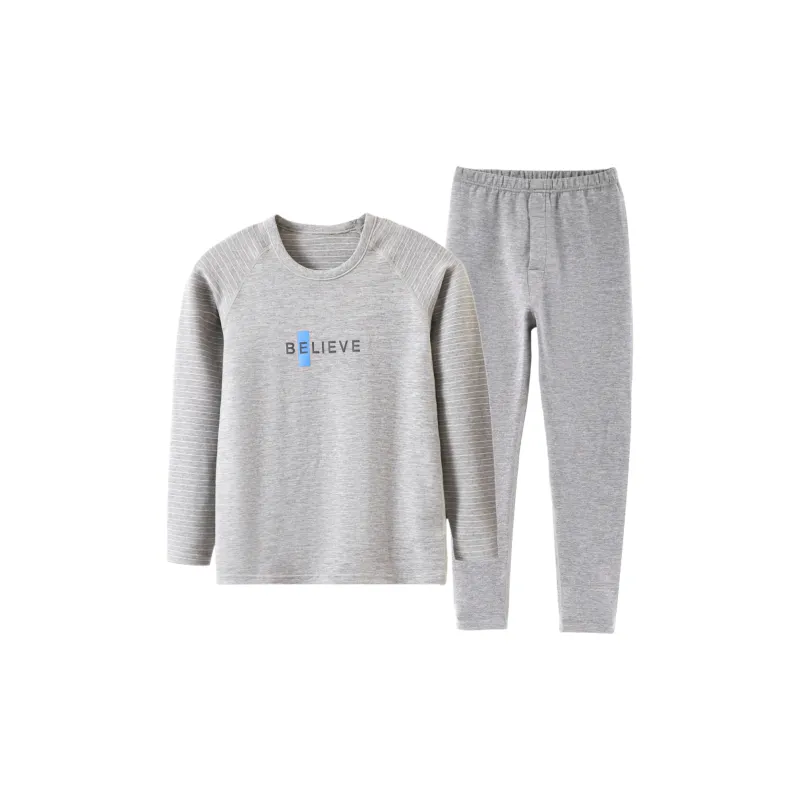 Yalu Thermal Set Men's Light Heather Gray-0