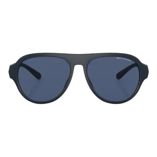 ARMANI EXCHANGEAE Plastic Irregular Shape Sunglasses Unisex Dark Blue
