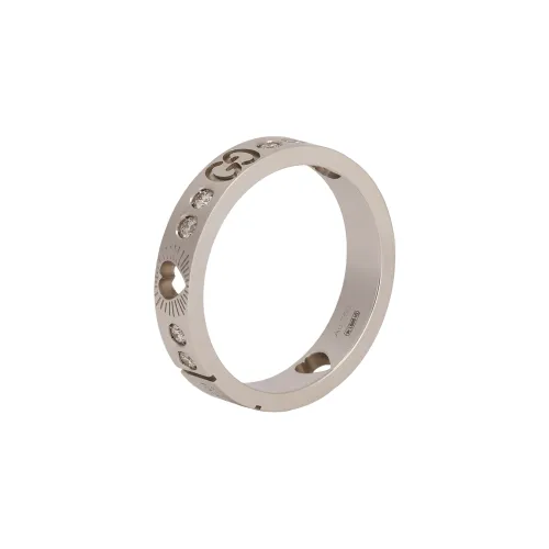 GUCCI Rings Unisex White Gold