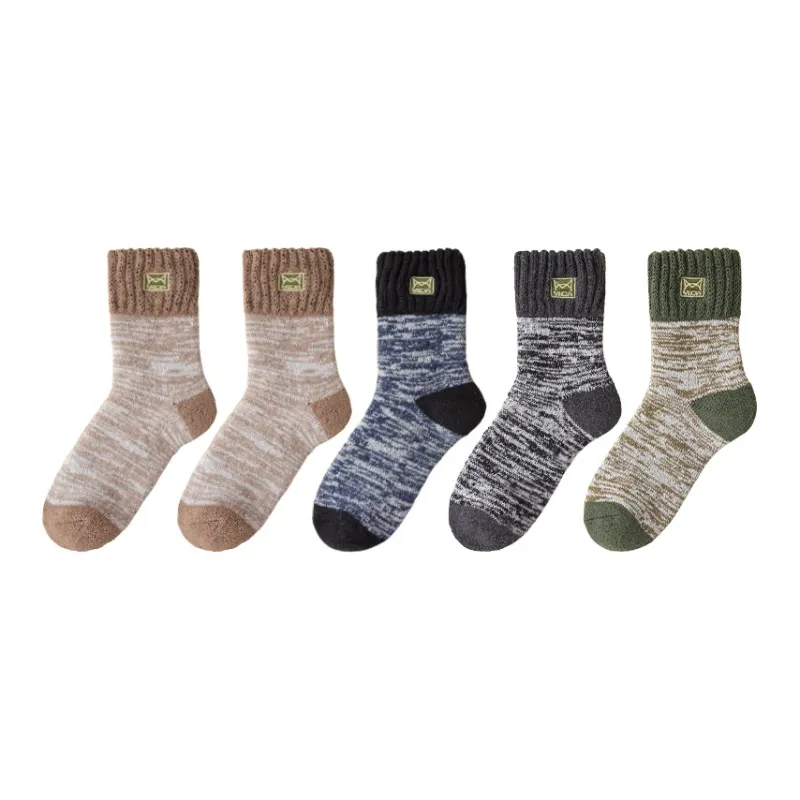MIIOW Mid Calf Socks Men's Combo Set-9