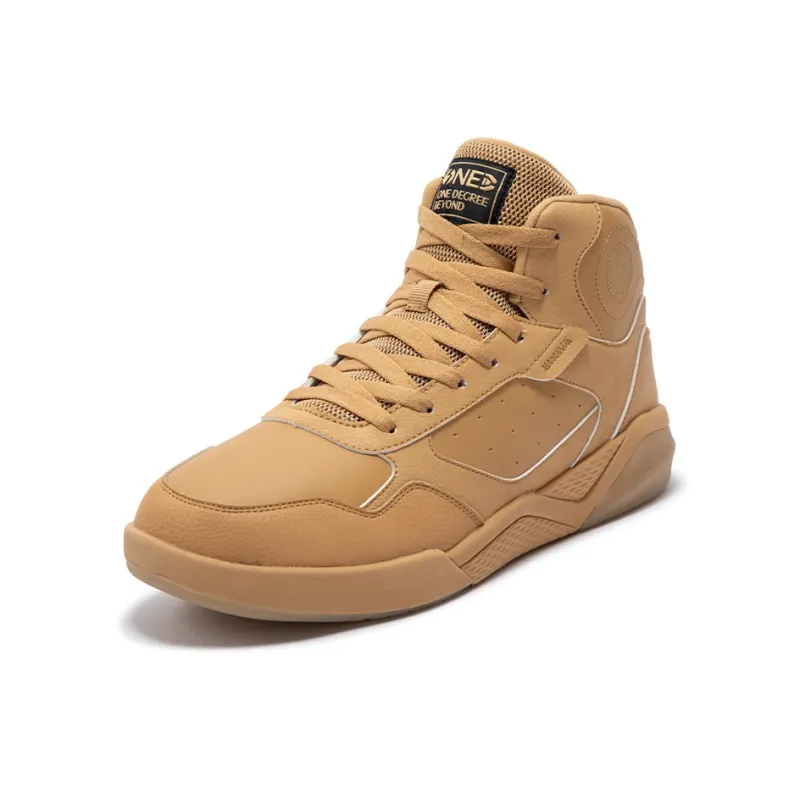 361° Winter Syndrome Anti-Slip And Wear-Resistant Warm High-Top Casual Shoes Men's Brown-1