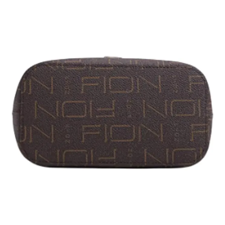 FION PVC Basket Bag Tote Bag Shopping Bag Shoulder Bag Crossbody Bag Handbag Medium Size Women's Multicolor-6