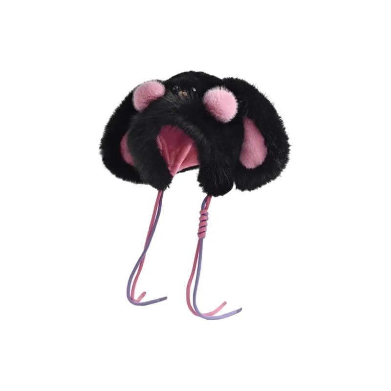 FREE RABBITⅡ Cold Resistant Cycling Trapper Hats Women's-4