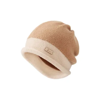 JIUMU Pure Wool Beanies Women's