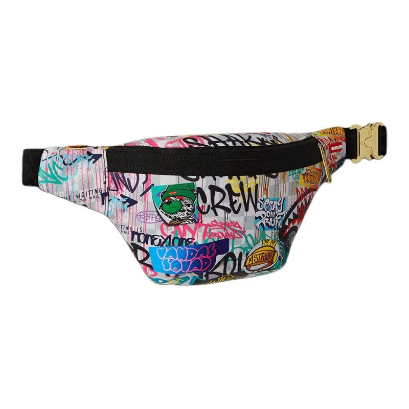 SPRAYGROUND Artificial Leather Fanny Pack Unisex Multicolor-1