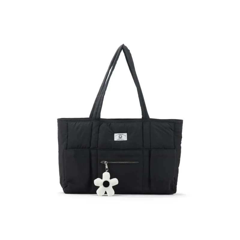 Gudair Nylon Fabric Shoulder Bag Tote Shoulder Bag Large Size Women's White/Black/Green/Dusty Blue-5