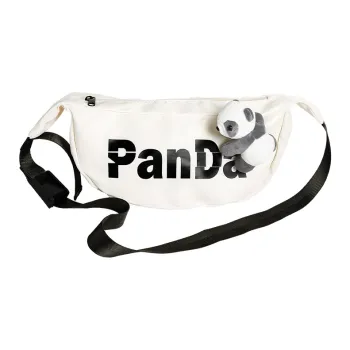 The Green Party Fabric Sling Bag Unisex Black/White