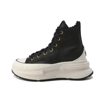 Converse Run Star Legacy Anti Slip Wear Resistant High Top Casual Shoes Unisex Black