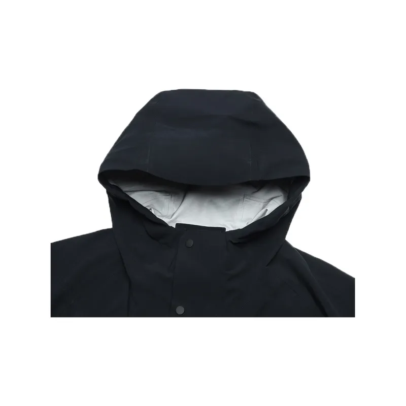 FILA Fitness Water Resistant Windproof And Water Repellent 3 in 1 Windbreaker Jacket Men's Black-6