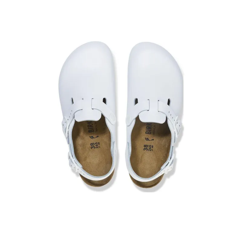 Birkenstock Rubber Sole Abrasion Resistant Wrap toe Slippers Unisex White-4