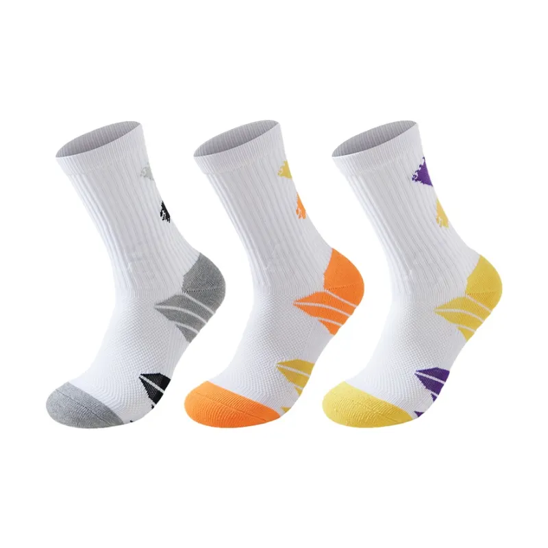 MIIOW Trend Party Series Basketball Socks Unisex 3 Pack-5