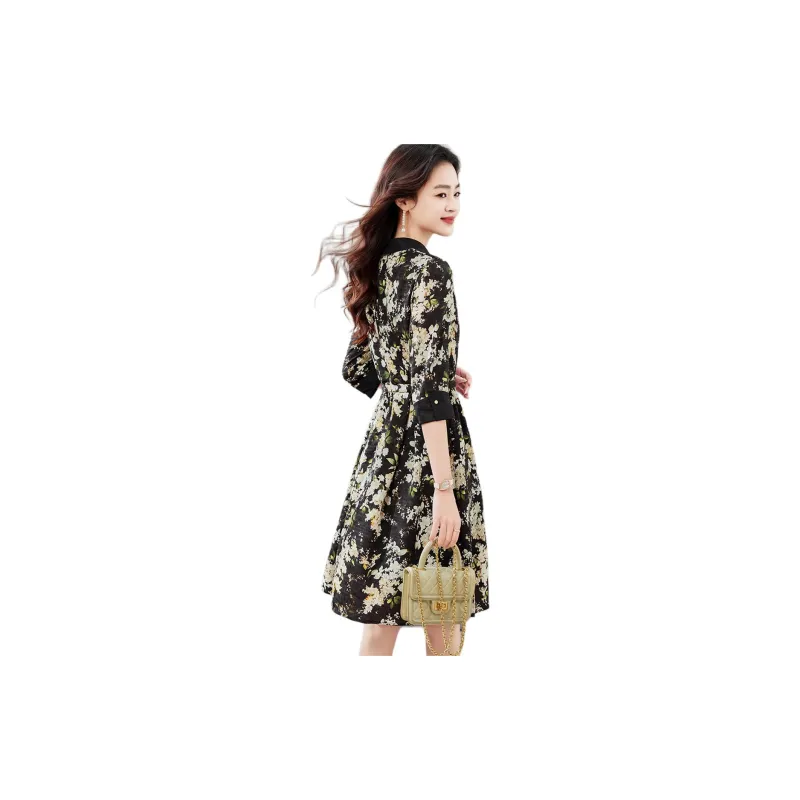 Fele.d Long Sleeved Dress Women's-2