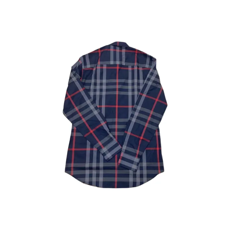 Burberry Shirts Men Dark Blue-1