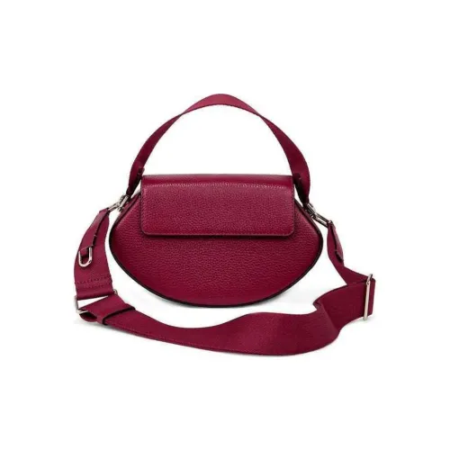 Ecco Cow Leather Shoulder Bag Crossbody Bag Handbag Small Size Women's Red