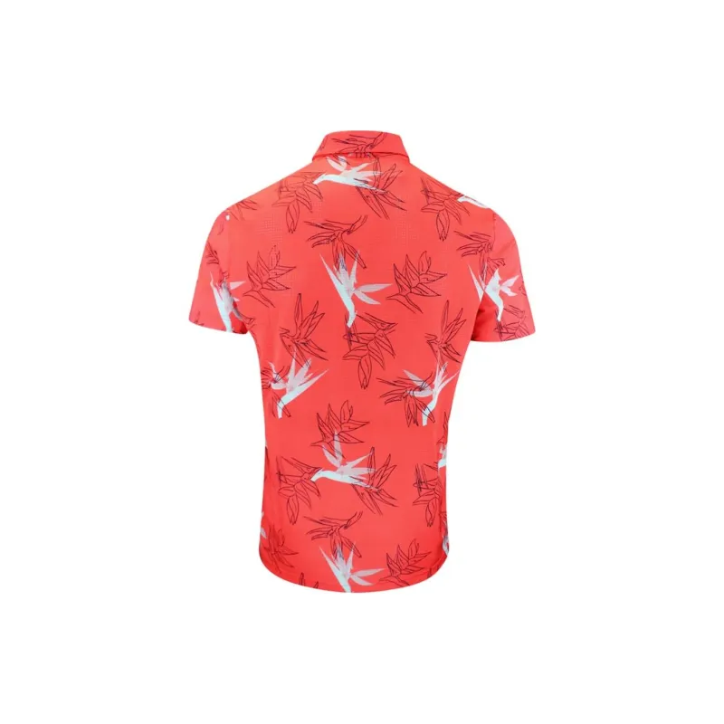 Adidas Polo Shirts Men Bright Red-1