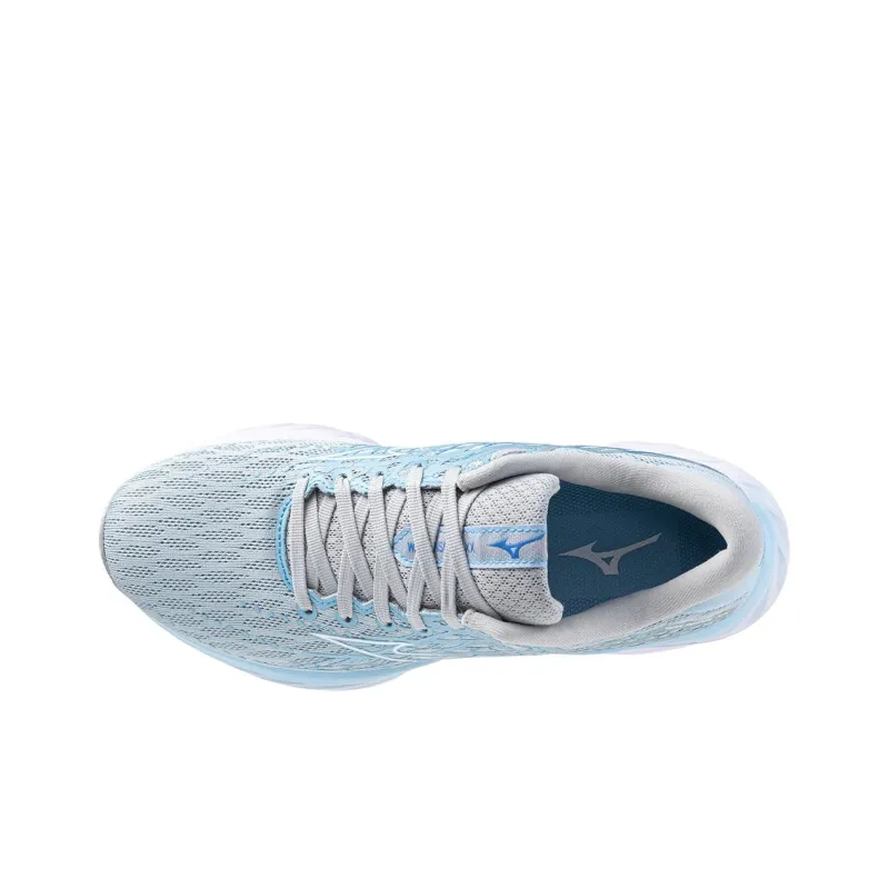 Mizuno Wave Inspire 20 Anti Slip Wear Resistant Low Top Running Shoes Women's Blue Gray-2
