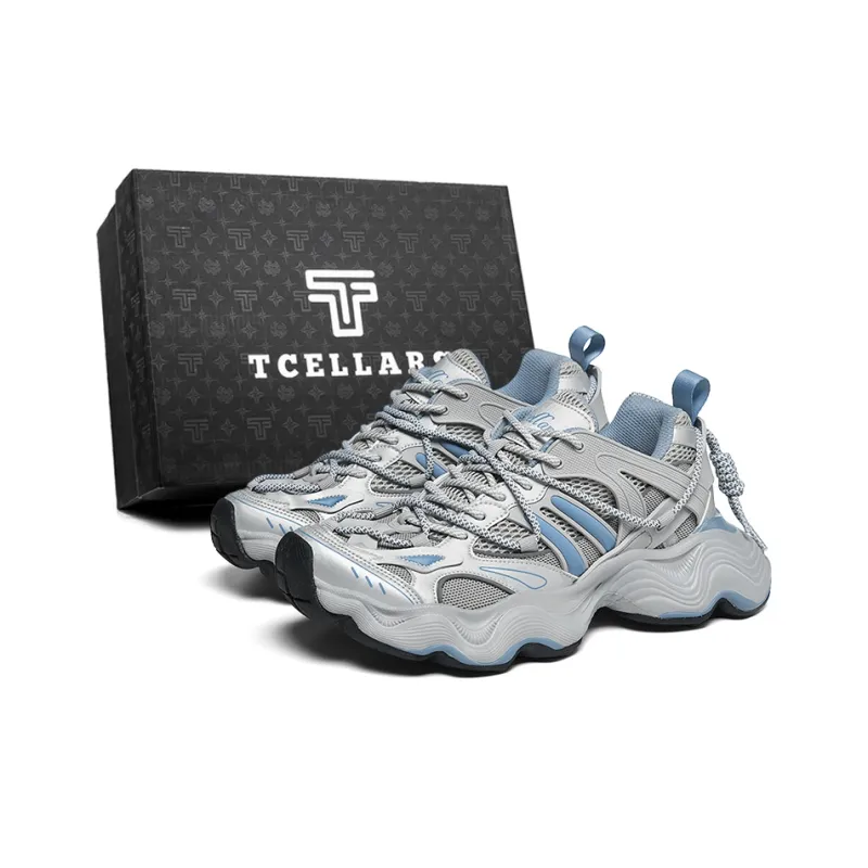 TCELLARS Cushioning Anti-Slip And Wear-Resistant Support Lightweight Height Increasing Low-Top Chunky Sneakers Unisex-8